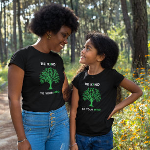 Camiseta Conscientização da Saúde Mental Seja Gentil Com Su