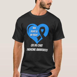 Camiseta Conscientização da Síndrome de Cri Du Chat