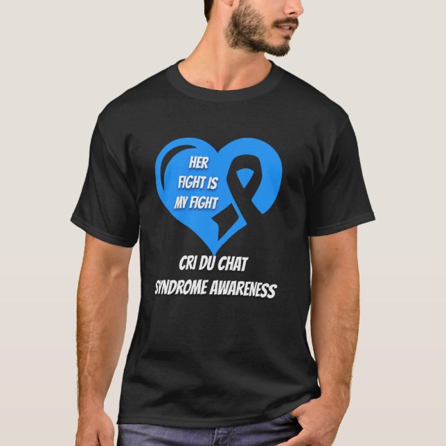 Camiseta Conscientização da Síndrome de Cri Du Chat (Frente)