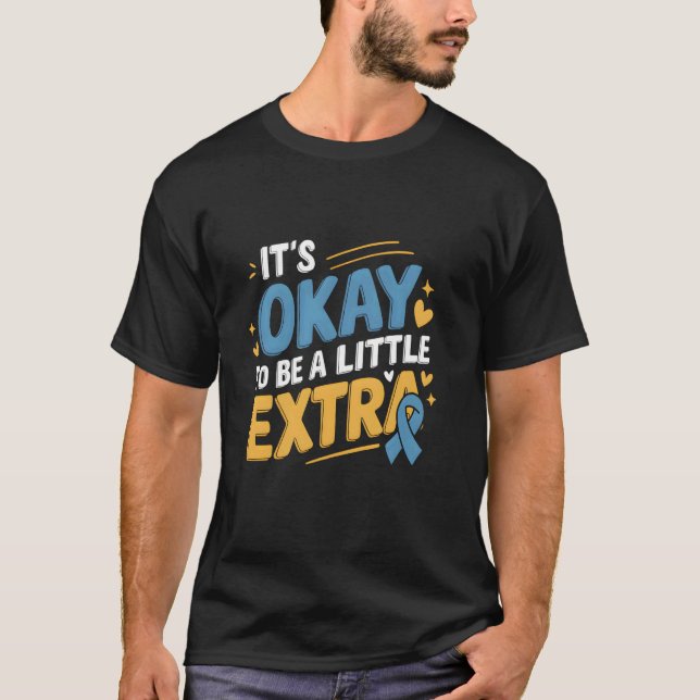 Camiseta Conscientização da Síndrome de Down Cromossomo Ext (Frente)