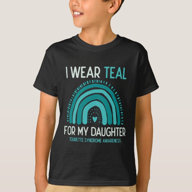 Camiseta Conscientização da Síndrome de Tourette Eu Uso Ver (Frente)