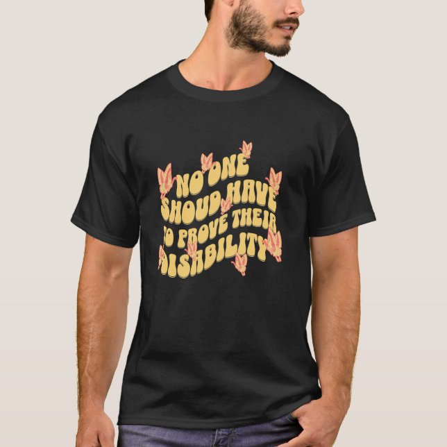 Camiseta Conscientização das Deficiências Invisíveis (Frente)