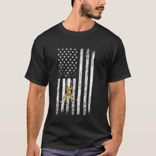 Camiseta Conscientização do Autismo 2 Abril Autismo Bandeir