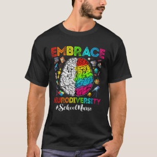 Camiseta Conscientização do Autismo Abrace a Neurodiversida