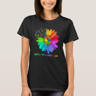 Camiseta Conscientização do Autismo Aceite Entenda Ame o Au