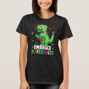 Camiseta Conscientização do Autismo Apoio Abrace Diferenças