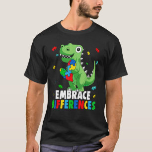 Camiseta Conscientização do Autismo Apoio Abrace Diferenças