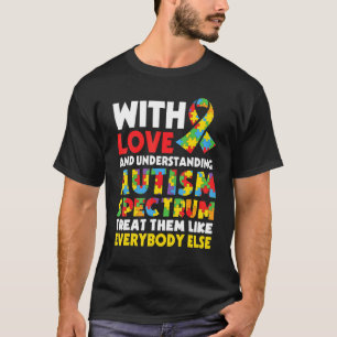 Camiseta Conscientização do Autismo Apoio Crianças com Auti