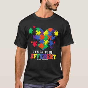 Camiseta Conscientização do Autismo Apoio Crianças com Auti