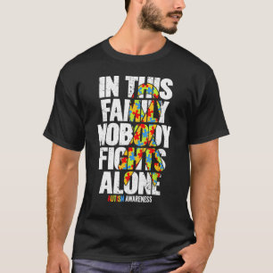 Camiseta Conscientização do Autismo Apoio Familiar Mãe Cons