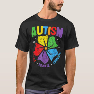 Camiseta Conscientização do Autismo Apoio Para Mãe Pai Mulh