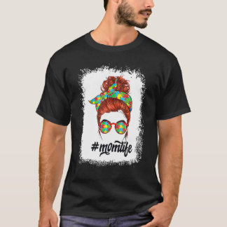 Camiseta Conscientização do Autismo Cabelo Desgrenhado Dia