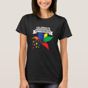 Camiseta Conscientização do Autismo, Celebre Diferenças, Ap