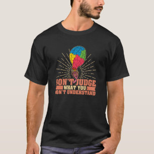 Camiseta Conscientização do Autismo Crianças Apoio Tolerânc