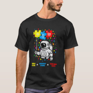 Camiseta Conscientização do Autismo Crianças Elementos Tabe