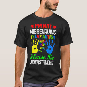 Camiseta Conscientização do Autismo Crianças Menino Menina 