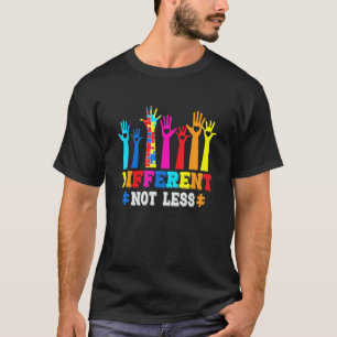 Camiseta Conscientização do Autismo Diferente Não Menos Apo