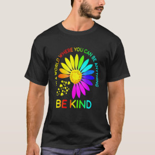 Camiseta Conscientização do Autismo do Girassol Seja Gentil