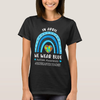 Camiseta Conscientização do Autismo Em Abril Usamos Azul Ja
