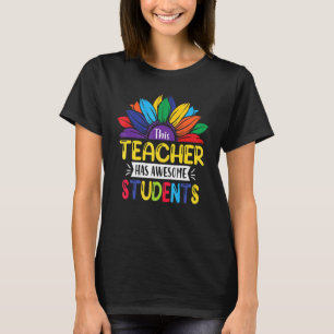 Camiseta Conscientização do Autismo Esta Professora Tem Alu