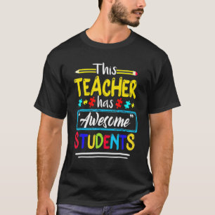 Camiseta Conscientização do Autismo ESTE PROFESSOR TEM ALUN