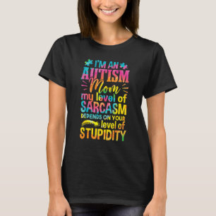 Camiseta Conscientização do Autismo Eu Sou Uma Mãe de Auti