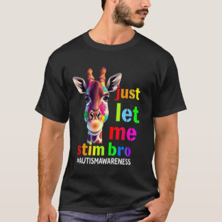 Camiseta Conscientização do Autismo Girafa Fofa Animal Só M