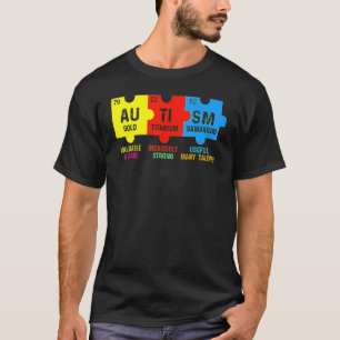 Camiseta Conscientização do Autismo Mulheres Homens Criança