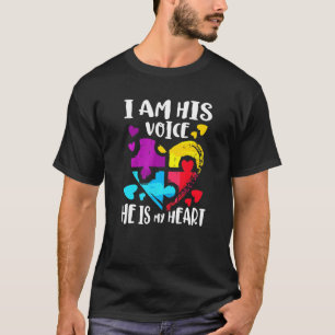 Camiseta Conscientização do Autismo para Mãe Pai Mulheres H