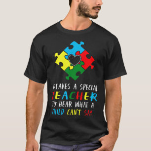 Camiseta Conscientização do Autismo Professor Ensino Especi