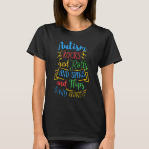 Camiseta Conscientização do Autismo  Rochas Gira Torce e Ro
