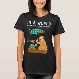 Camiseta Conscientização do Autismo Seja Gentil Professor d