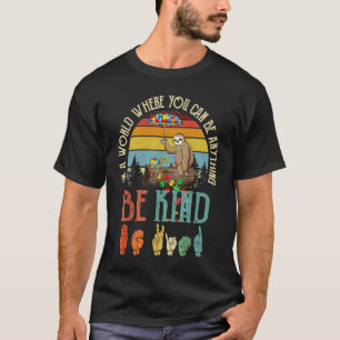 Camiseta Conscientização do Autismo Seja Gentil Professor d