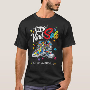 Camiseta Conscientização do Autismo Seja Uma Alma Gentil Sa