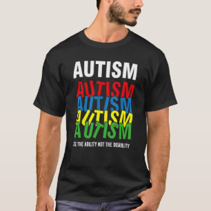 Camiseta Conscientização do Autismo Veja a Habilidade Não
