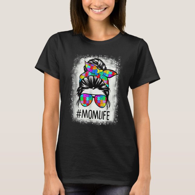 Camiseta Conscientização do Autismo Vida de Mãe Coqueiro Ba (Frente)