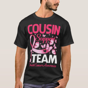 Camiseta Conscientização do Cancer da Mama da Equipe de Sup