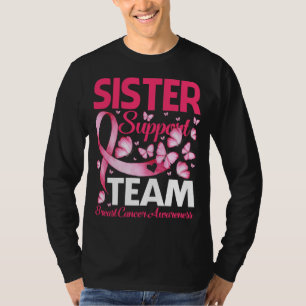 Camiseta Conscientização do Cancer da Mama da Equipe de Sup