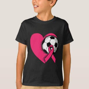 Camiseta Conscientização do Câncer de Mama Futebol Fita Ros