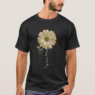 Camiseta Conscientização do Câncer de Pulmão Apoio Bonito