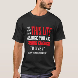 Camiseta Conscientização do Câncer de Sangue - Mês de Consc