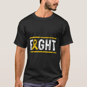 Camiseta Conscientização do Câncer Infantil Combater o Cânc