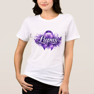 Camiseta Conscientização do Lúpus Suporte à Guerreira Borbo