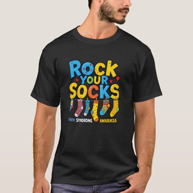 Camiseta Conscientização do Síndrome de Down - Balance Sock (Frente)