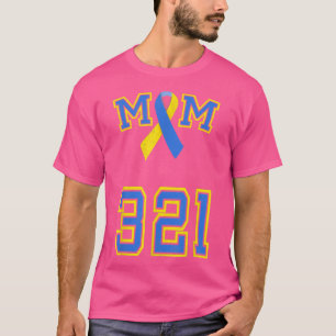 Camiseta Conscientização do Síndrome de Down Trisomia 21 Mã