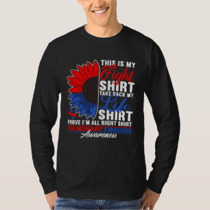 Camiseta Conscientização Luta Contra a Doença Pulmonar Fibr