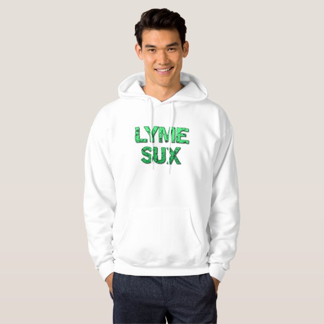 Camiseta Conscientização Lyme Sux (Frente Completa)