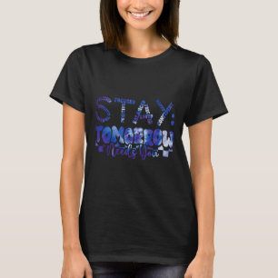 Camiseta Conscientização Prevenção Amanhã Saúde Mental
