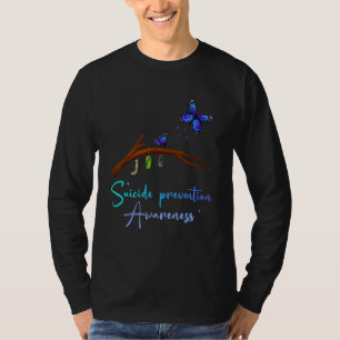 Camiseta Conscientização Prevenção Suicídio Borboleta Casul