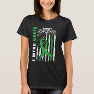 Camiseta Conscientização sobre a Doença Renal do Bisavô com